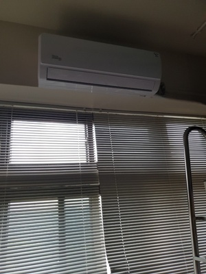 學生宿舍寢室分離式冷暖氣機氣冷式改善
